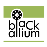 Black Allium logo